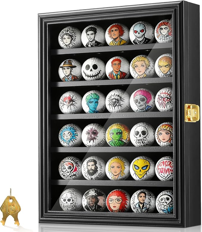JupDec Golf Ball Display Case Frame by JupDec