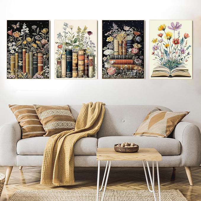 EIBEILI 4 Pack Book Flower Diamond Art Kits - Image 2