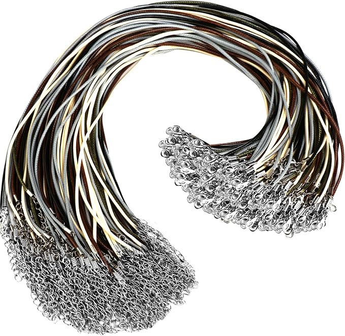 100 Pcs Leather Necklace Cord by DHOOZ