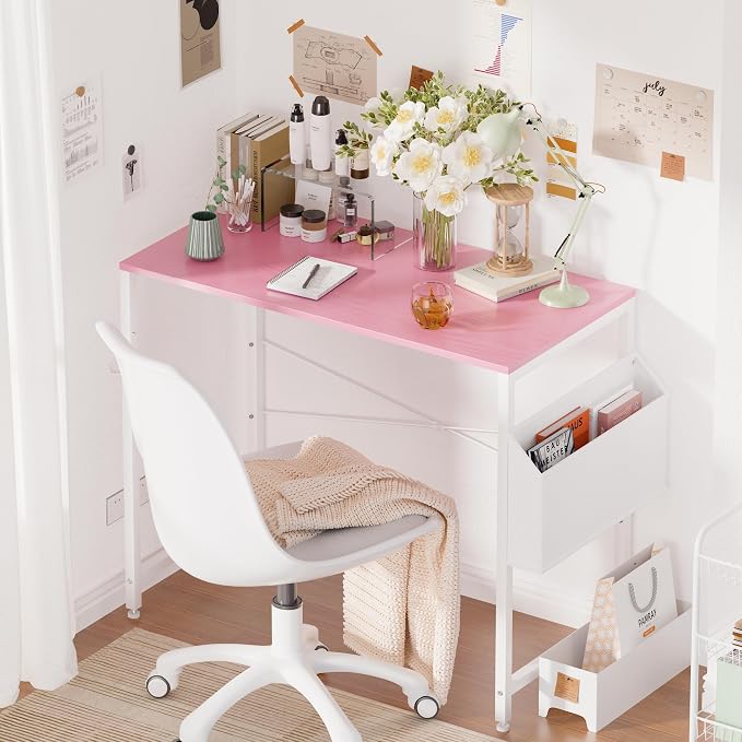 Pamray 32 Inch Computer Desk for Small Spaces - Image 2