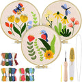 TINDTOP Punch Needle Kits, Flowers Punch Embroidery Kits by TINDTOP