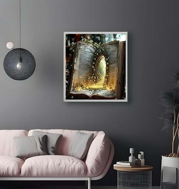 Diamond Paintings Kits for Beginners, Tree Book Door Diamond Arts Kits for - Image 4