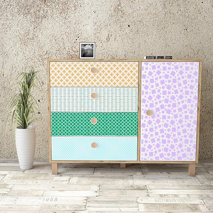 OOTSR 12 Geometric Painting Stencils Set, 11.4"x8.3" Art Templates - Image 6