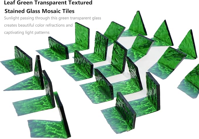 200G Large Size Transparent Glass Mosaic Tiles - Image 2