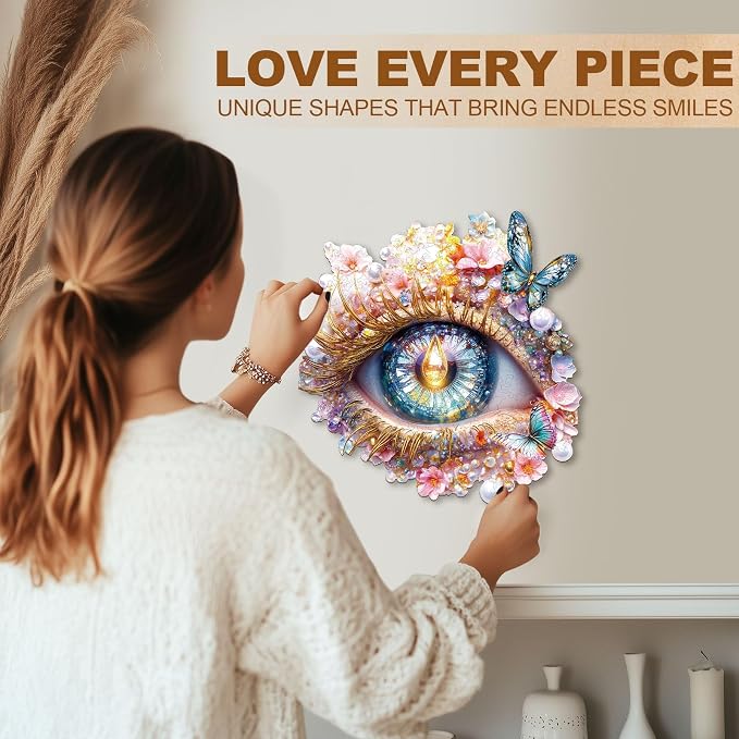 Eden Eye Puzzles Adults Gifts Wooden 175 Pieces 11.4 * 10.5in - Image 6