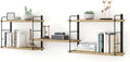 MXCSE Wall Shelves, Wall Mounted Floating Bookshelves, DIY Wood Hanging Shelves by MXCSE