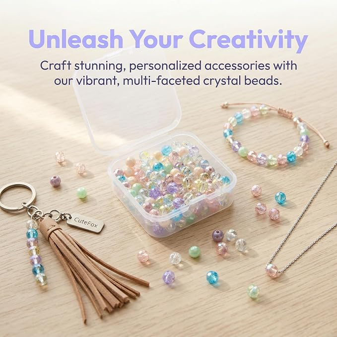 Premium Austrian Glass Beads, Mix Assorted Glass Beads - Image 4