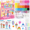 Funtopia Pony Beads Kit for Keychain Making, mini Pony Bead Pets for Kids by Funtopia