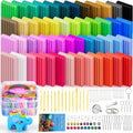 Ixiaoyoo 51 Colors Polymer Clay, Oven Bake DIY Modeling Clay by Ixiaoyoo