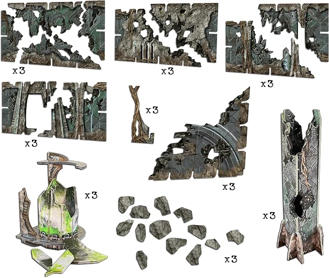 Battle Systems - Modular Tabletop 3D Gaming Sci-Fi Terrain - Perfect - Image 5