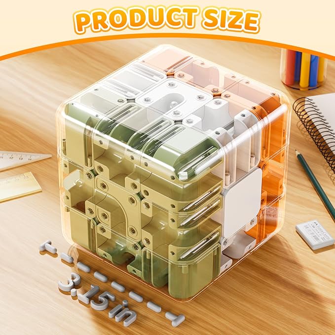 3D Cube Puzzle for Kids 5-8 8-12, Color Matched Game, Education Sensory Toys - Image 6