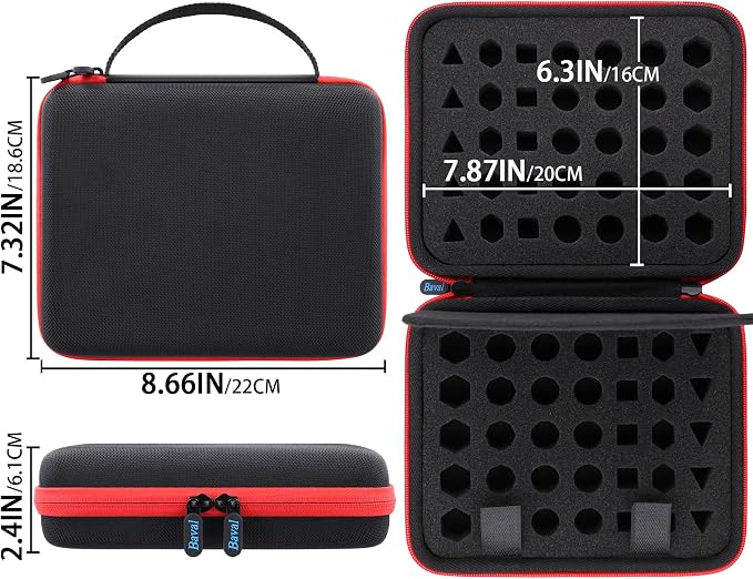 DND Dice Case with Detachable dice sponge and tray, D6 D20 Dice Set Case - Image 7
