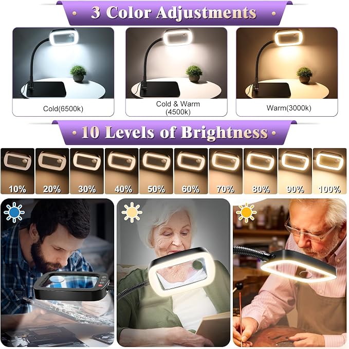 10X 30X Large Magnifying Glass - Image 5