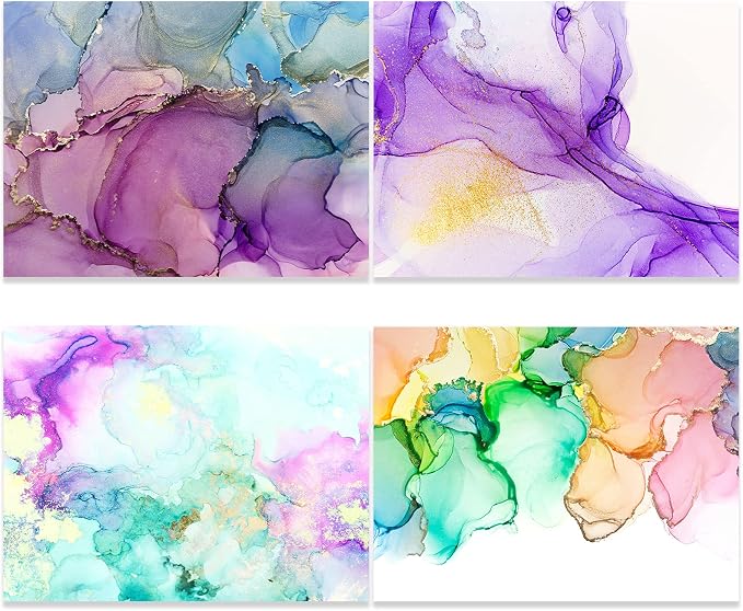 TecUnite 60 Sheets Watercolor Paper Pad Bulk Art White Cold Press Painting Paper - Image 3