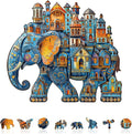 House Elephant Puzzles Adults Gifts by Jollitot