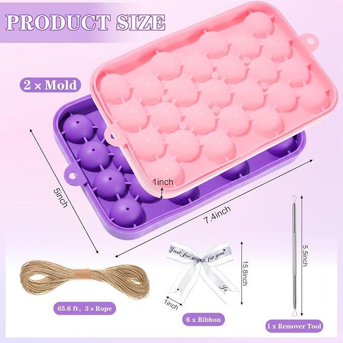 Honeydak Silicone Grape Soap DIY Making Kit 3D Reusable Soap Molds - Image 5