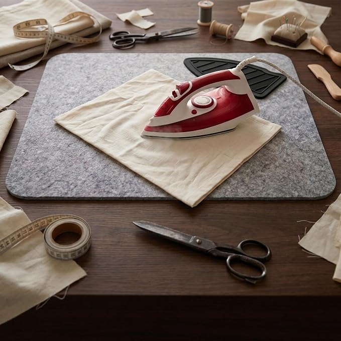 Wool Pressing Mat 17.8"x 3.8" 0.5 Inch Thick Ironing Board - Image 6