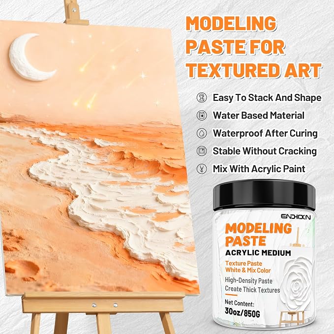Endhokn Thick Modeling Paste 30oz / 600ml - Image 4