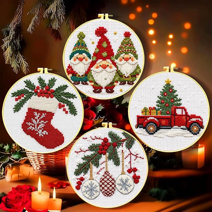 Zhenqing 11CT Stamped Cross Stitch Kit - Image 2