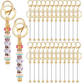 Tondiamo 24 Pcs Beadable Keychain Bars Bulk Beads by Tondiamo
