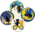 Zhenqing Cat Stamped Cross Stitch Kits by ZhenqingHomeFlagship