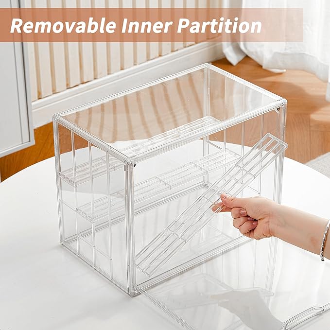 Clear Acrylic Display Case for Figures 4 Layer Figure Display Shelf - Image 2