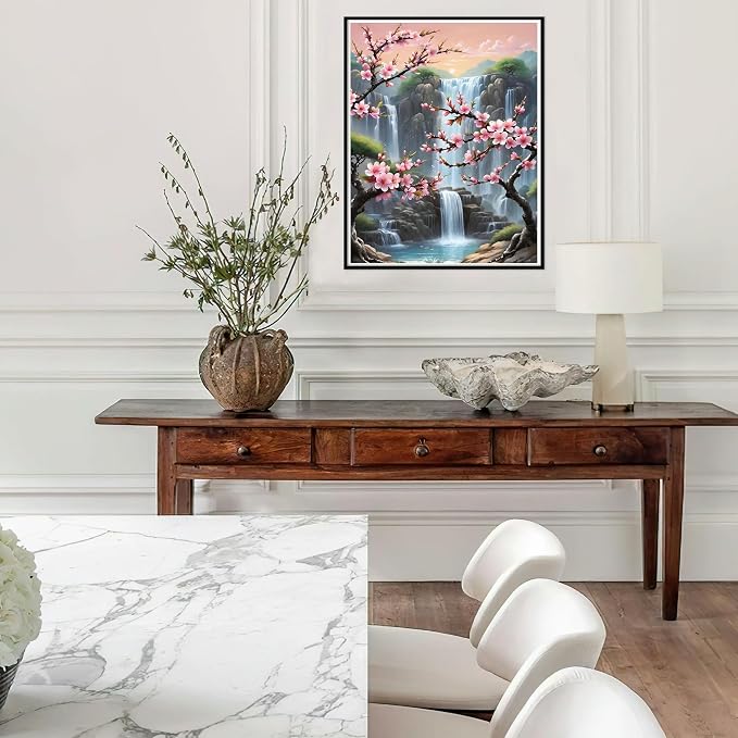 Ausanrl Plum Blossom Diamond Art Painting-Diamond Painting - Image 3
