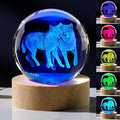 3D Wolf Crystal Ball 60mm by Unknown