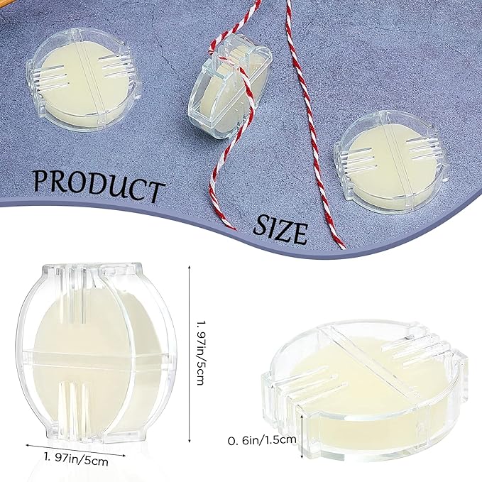 Maitys 2 Pcs Thread Wax Thread Conditioner Beeswax - Image 2