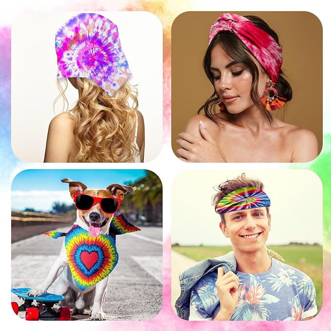 Chumia Cotton White Bandana for Tie Dying Bulk Blank Solid Handkerchiefs Unisex - Image 6