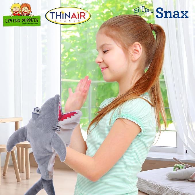 Living Puppets 12-Inch Friendly Shark Hand Puppet - Image 3