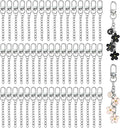 NCIWAN 50 PCS Keychain Making Kit Swivel Snap Hook Lobster Claw Clasps and by Unknown