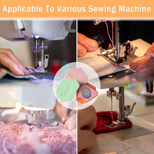 3 Pack Magnetic Seam Guide for Sewing Machine, Upgraded Multifunctional - Image 3