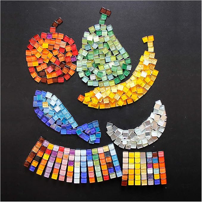 Mosaic Tiles Squares Dark Green Crystal Mosaic Glass Tile - Image 7