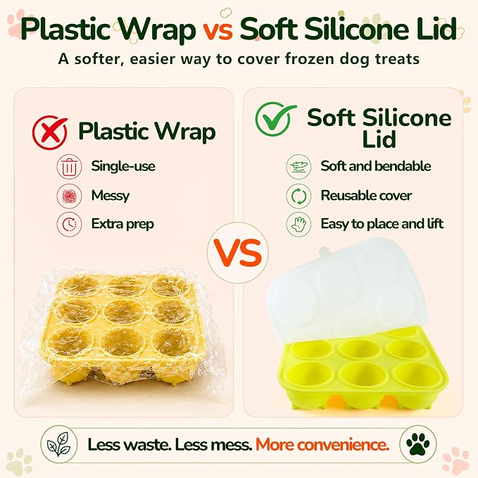 9-Cavity Silicone Freezer Dog Treat Mold - Image 4