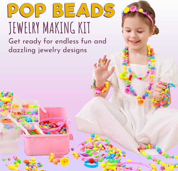 Orian Pop Beads Jewelry Making Kit - Image 2