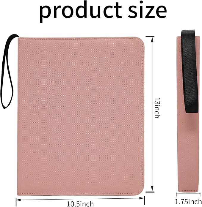 Card Binder – 720 Capacity, Zippered Trading Card Holder - Image 4