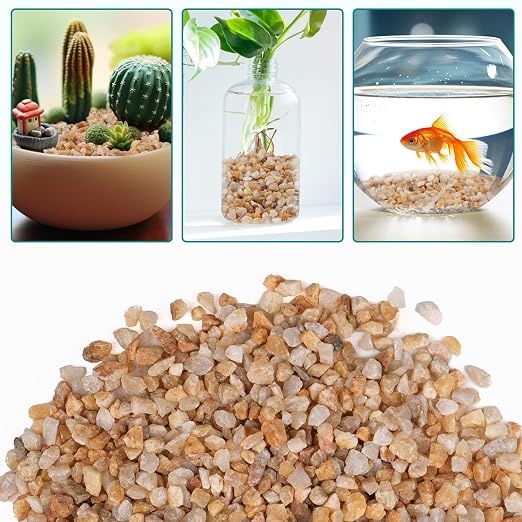 2.5 lbs Coarse Sand for Plants, 1/5 Inch Horticultural Sand for Vases, Fish Tank - Image 6