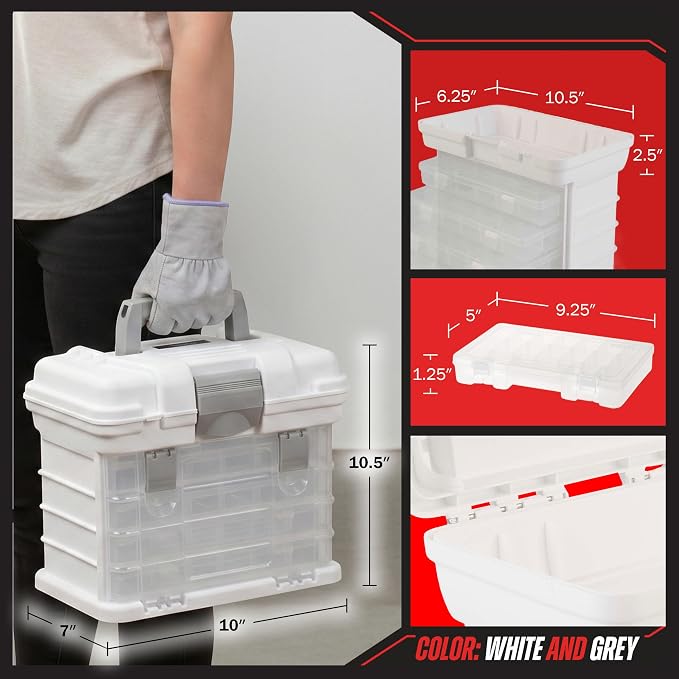 Stalwart Portable Tool Box Small Parts Organizer - Image 2