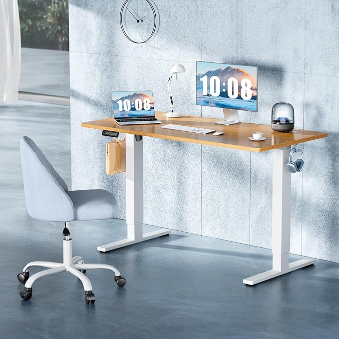 DUMOS 40 Inch Electric Standing Desk Height Adjustable, Sit to Stand Up - Image 4