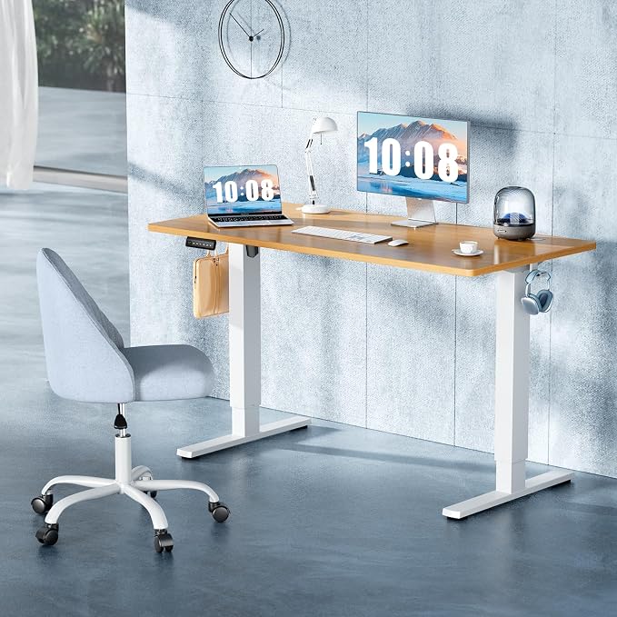 DUMOS 48 Inch Electric Standing Desk Height Adjustable, Sit to Stand Up - Image 4