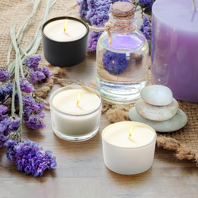 SHOWIN Thick Candle Jars for Making Candles 16 Pcs, 4 OZ Empty Jars - Image 7