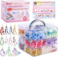TOHONGADON 2200 PCS DIY Bag Charm Kits, Beaded Keychain Making Kit by TOHONGADON