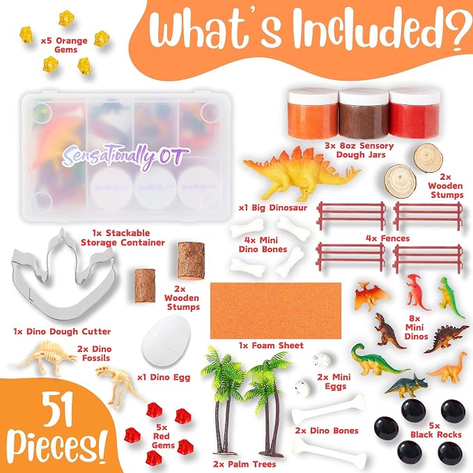 Ultimate Dinosaur Play Dough Kit – Perfect Holiday Gift - Image 2