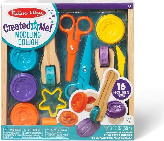 Melissa & Doug Created by Me! Cut, and Roll Modeling Dough Kit by Unknown