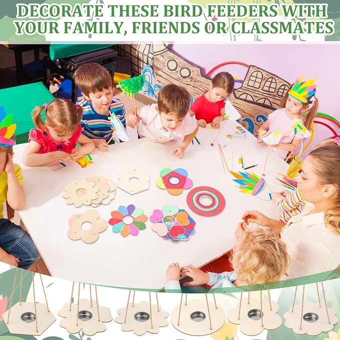 DoubleFill 18 Pcs Bird Feeder Craft Kits - Image 6