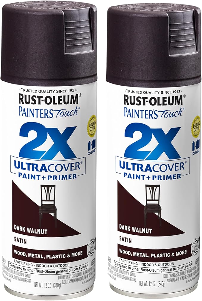 Rust-Oleum 334064-2PK Painter's Touch 2X Ultra Cover Spray Paint, 12 oz by Rust-Oleum