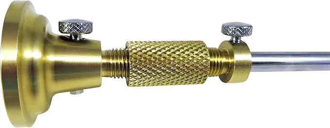 Taytools 464763 Solid Brass Wheel Woodworking Precision Marking Cutting Gauge with 2 Extra Cutters Micro Adjust Head