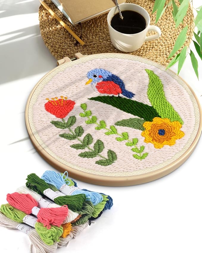 TINDTOP Punch Needle Kits, DIY Punch Embroidery Kits - Image 7