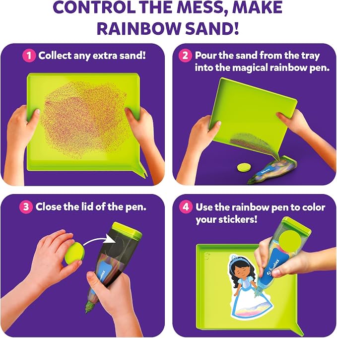 Skillmatics Sand Art – Mess-Controlled Unicorn & Princess Craft Activity | DIY - Image 5
